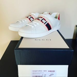 Gucci ace strap sneakers